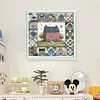 【Limited Stock Sale】Colorful House-11CT Stamped Cross Stitch 50*50cm