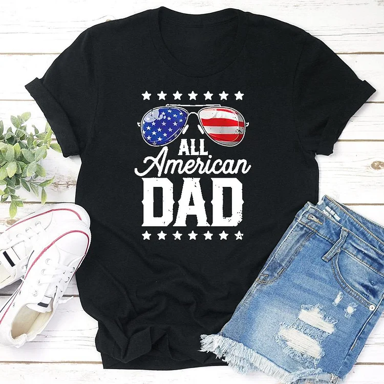 Fathers Day Men Daddy Dad Father's Day Gift  T-shirt Tee --Annaletters