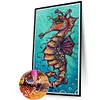 Diamond Painting -DIY Round Drill Hippocampus(60*30 CM)