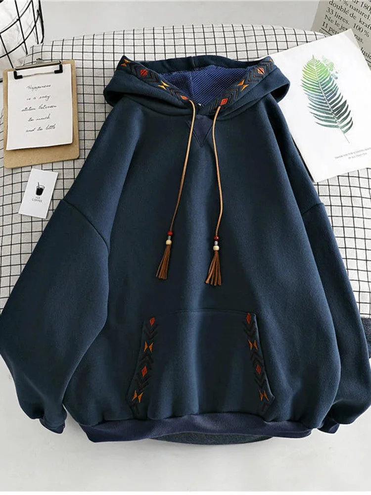 Oocharger Designed Women Hoodies Oversize Fall Pullover Student Coats Hooded Korean Long Sleeve Ladies Harajuku Sweatshirt New