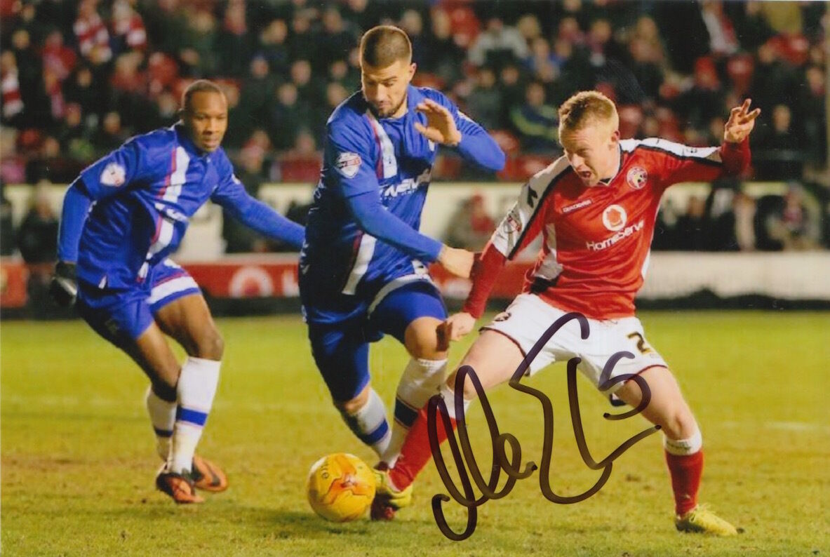 GILLINGHAM HAND SIGNED MAX EHMER 6X4 Photo Poster painting 1.