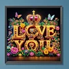 Love - Crystal Rhinestone Diamond Painting