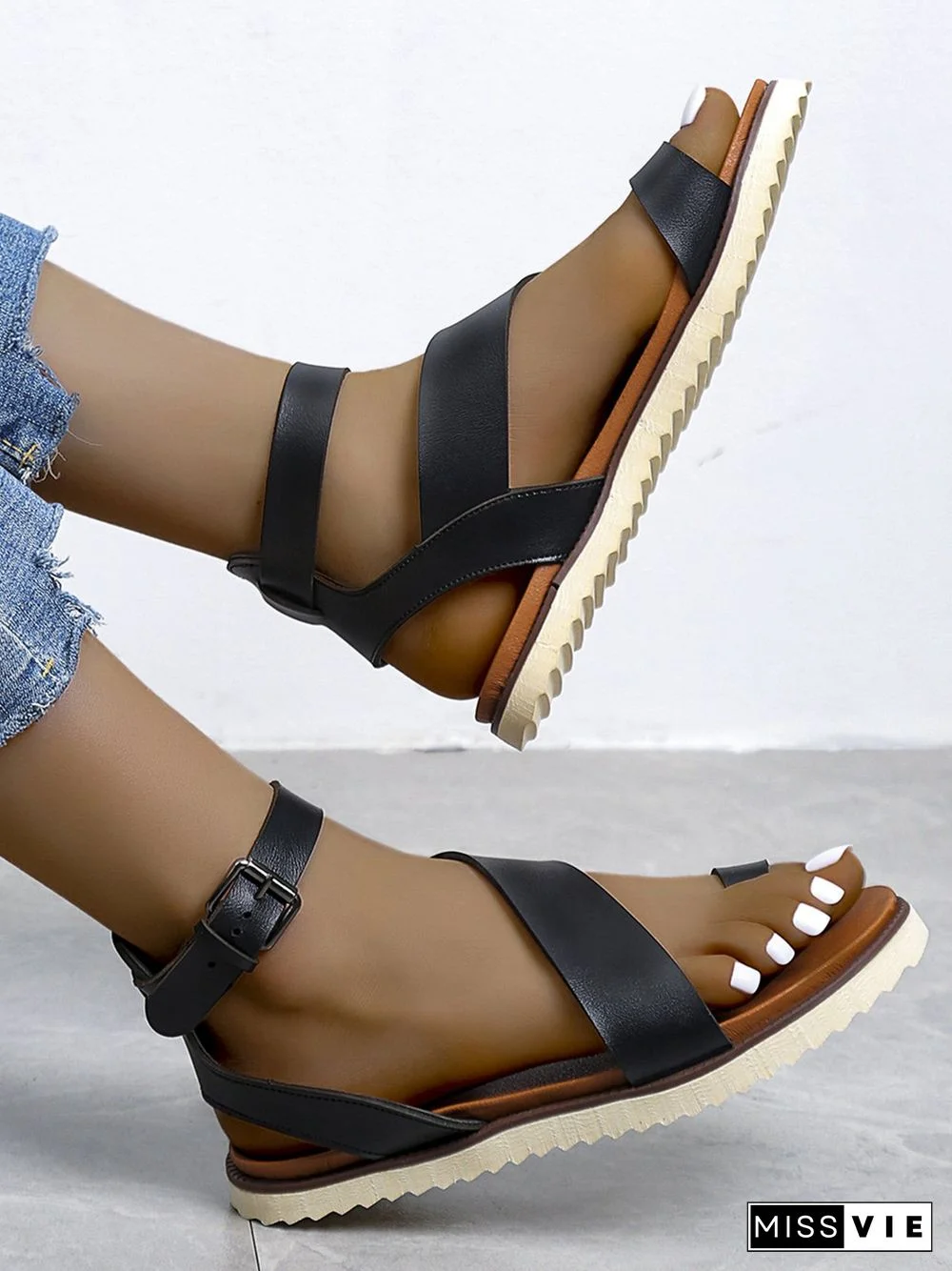 Vintage Soft Sole Roman Thong Sandals