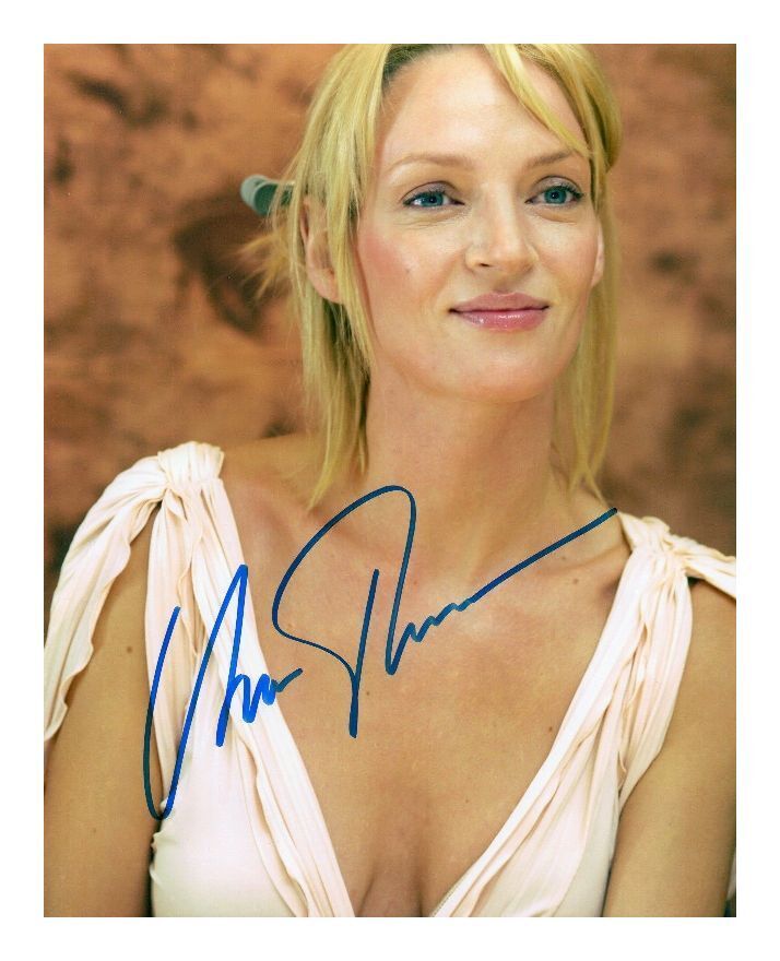 UMA THURMAN AUTOGRAPHED SIGNED A4 PP POSTER Photo Poster painting PRINT 3