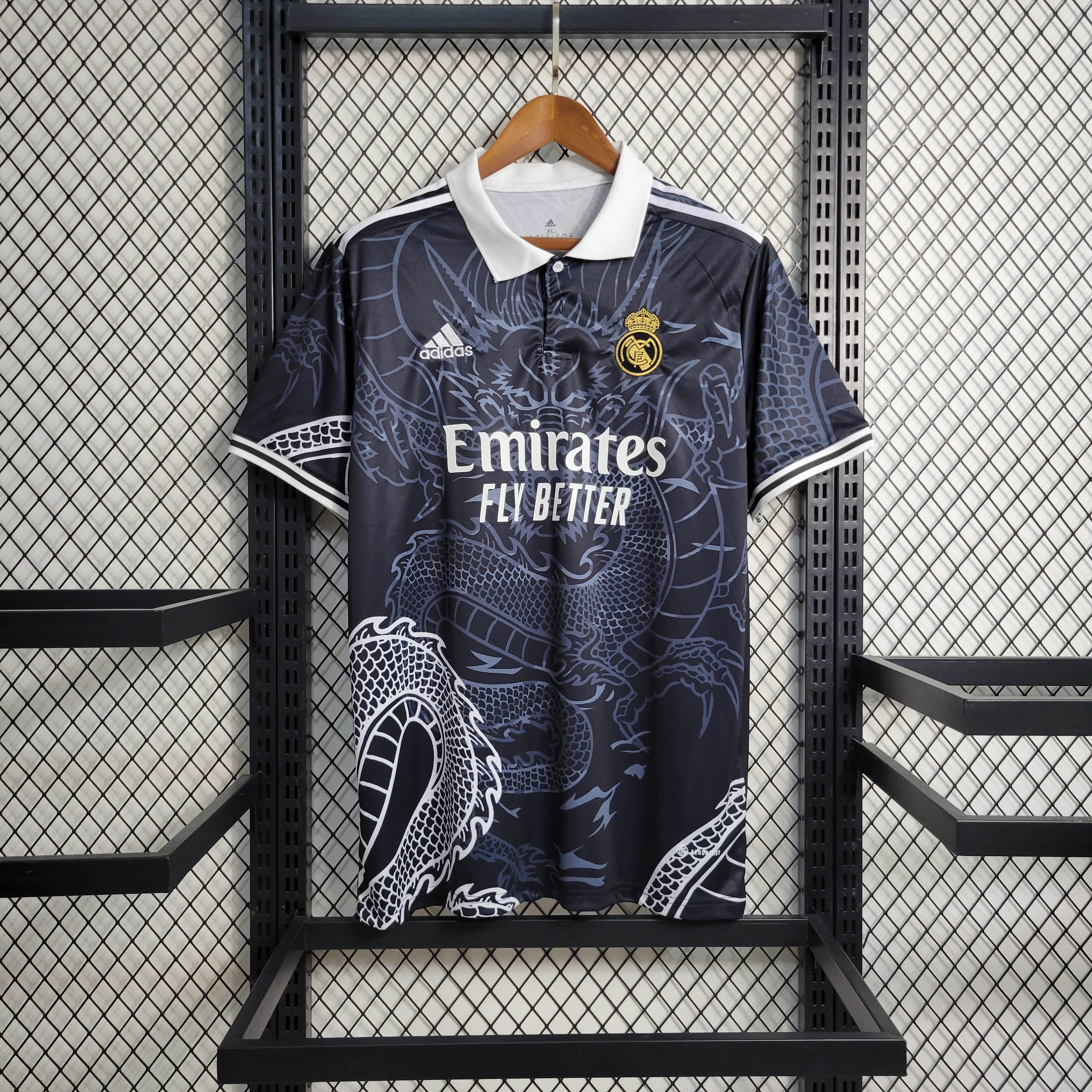 2023/2024 Real Madrid Chinese Dragon Black Football Shirt