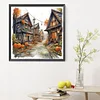 Halloween Pumpkin Street-Full Round Diamond Painting 30*30CM