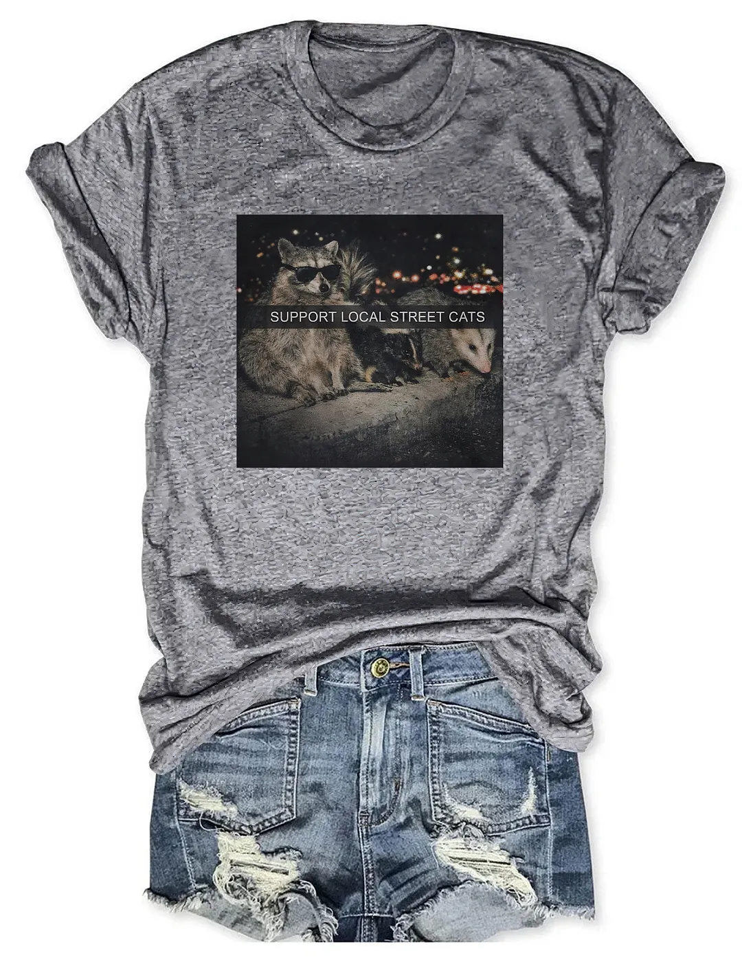 Support Local Street Cats T-shirt