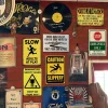 6pcs - Warning Signs - Vintage Metal Signs(12*16Inch)