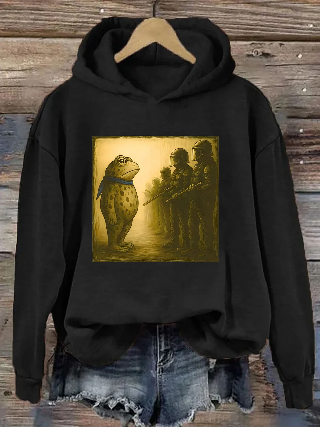 Portland Frog Hoodie