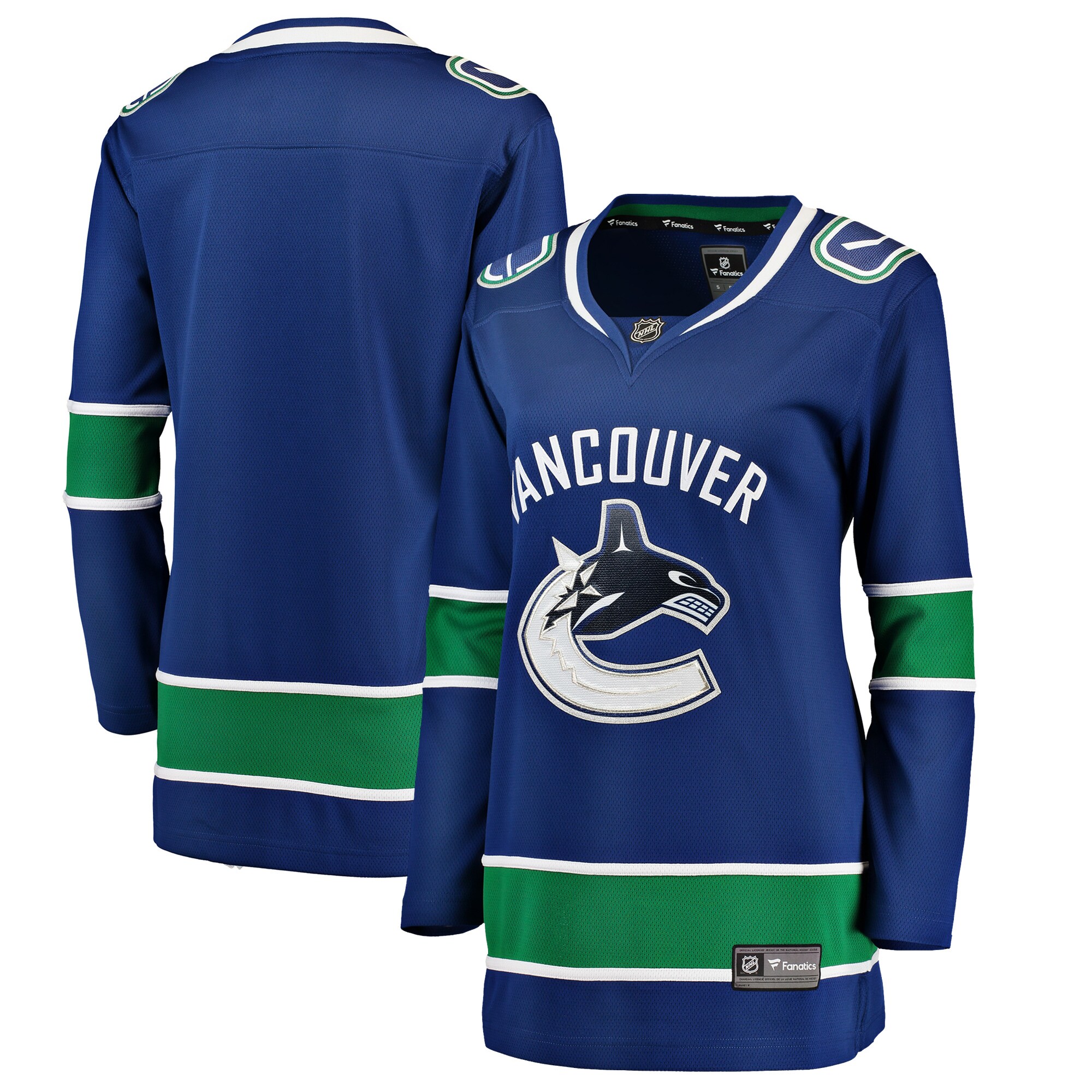 Vancouver Canucks Fanatics Women&rsquo;s Breakaway Home Jersey &ndash; Blue mysite
