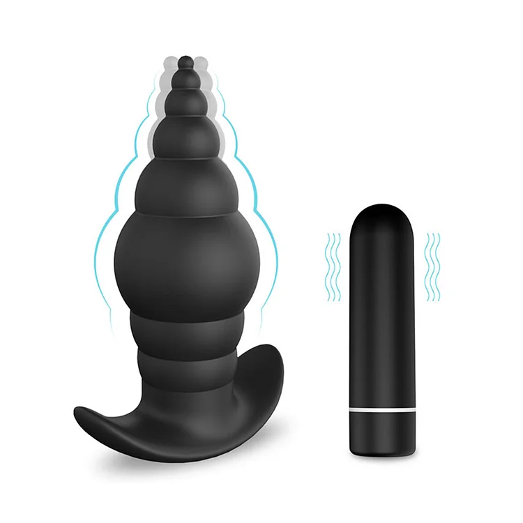 Anal Plug Prostate Massager G-Spot Male Backyard Vibration Masturbation Device Women Female Couple