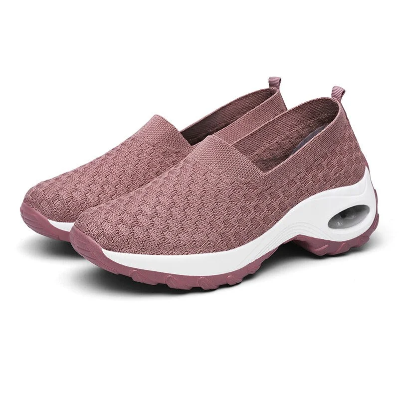 35-43 Women's Summer Sneakers Breathable Socks Sport Running Shoes Women Air Cushion Running Sneakers Women Jogging Footwear