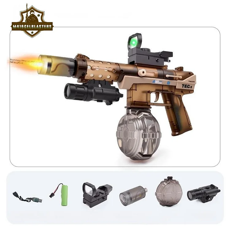 FlashStorm TEC-9 Electric Burst Water Gun | 32cm Induction Flash