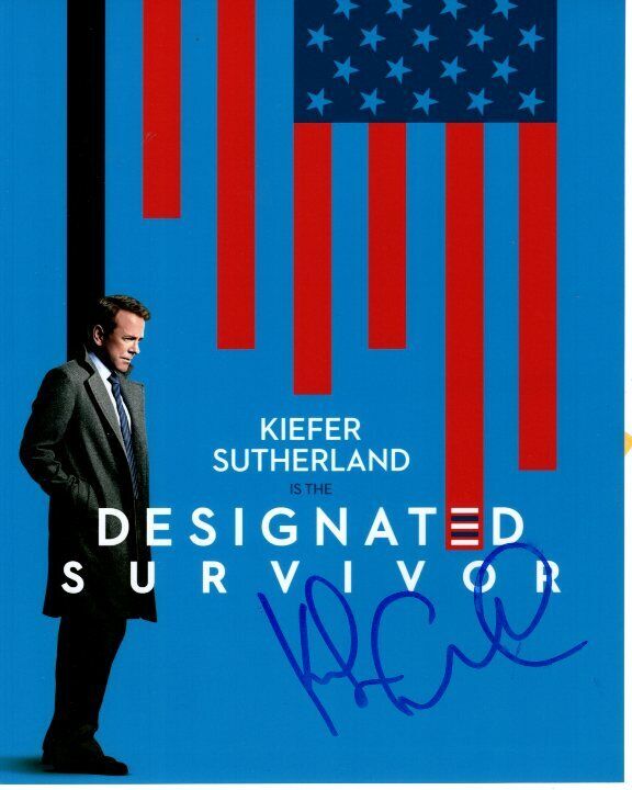 KIEFER SUTHERLAND signed autographed DESIGNATED SURVIVOR TOM KIRKMAN Photo Poster painting