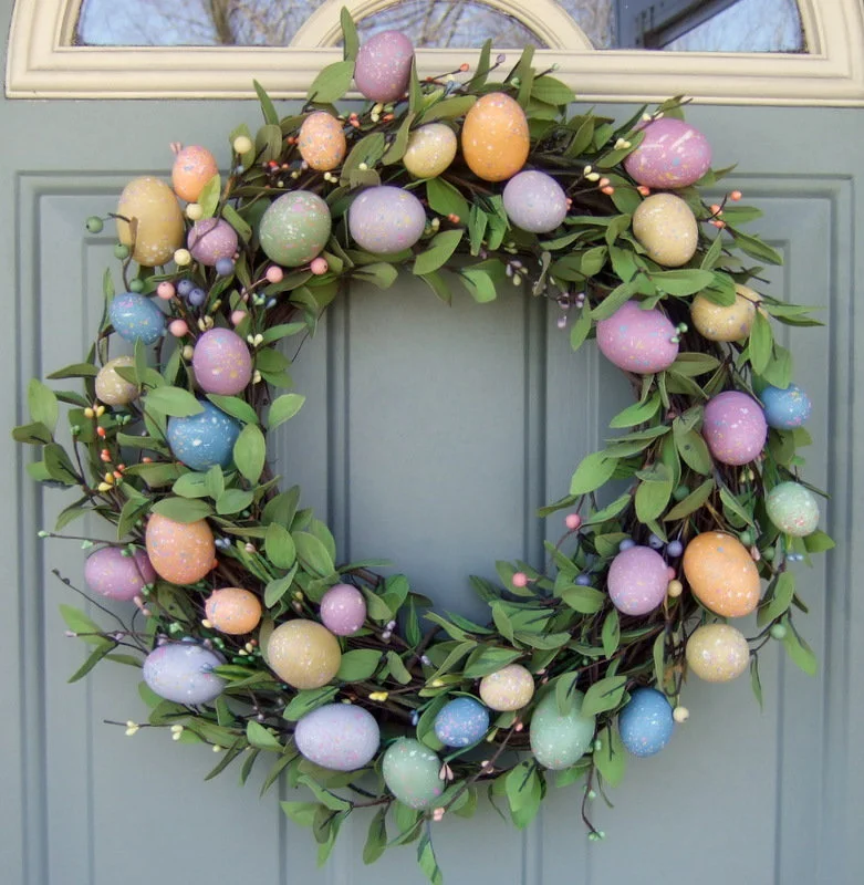 Spring Wreath - Easter Egg Wreath