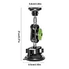 Magnetic Car Phone Holder 360 Rotation Metal Phone Holder for Car/Gym//Shower