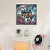 (Multi-Style)Halloween Haunted House-11CT Stamped Cross Stitch 50*50cm/19.69*19.69in tapestrymarket