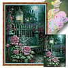 Rose - Full Embroidery 2 Strands 14CT Stamped Cross Stitch - 62*90CM - Large Size