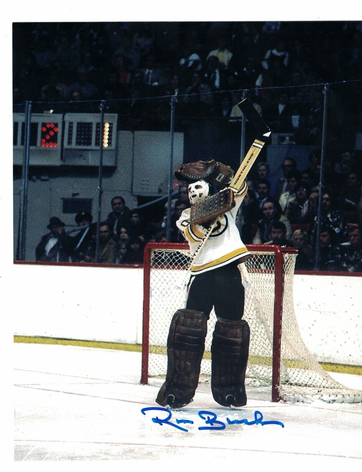 Ross Brooks Boston Bruins Signed 8 x 10