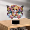 Schmetterling Bär Nachtlicht doppelseitig - 5d DIY Bastellampe