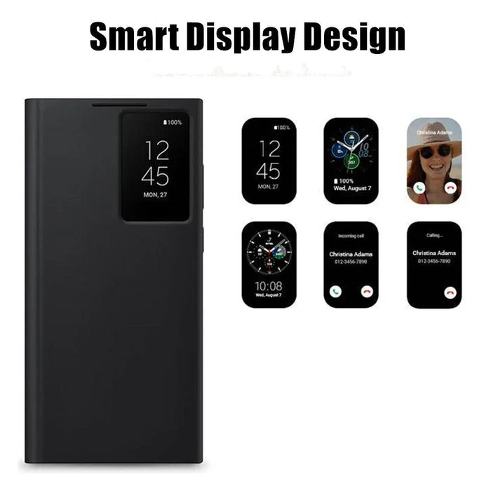 Etui z klapką Smart View Window Flip - seria Samsung Galaxy S22/S23/S24