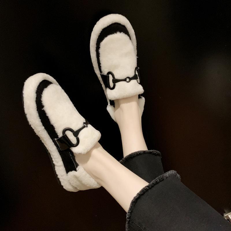 Women fluffy flats | 168DEAL