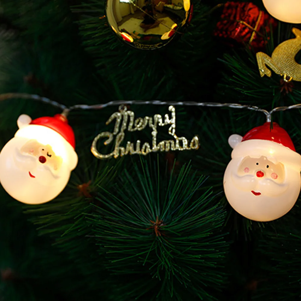 Christmas old man snowman LED scene decoration string lights