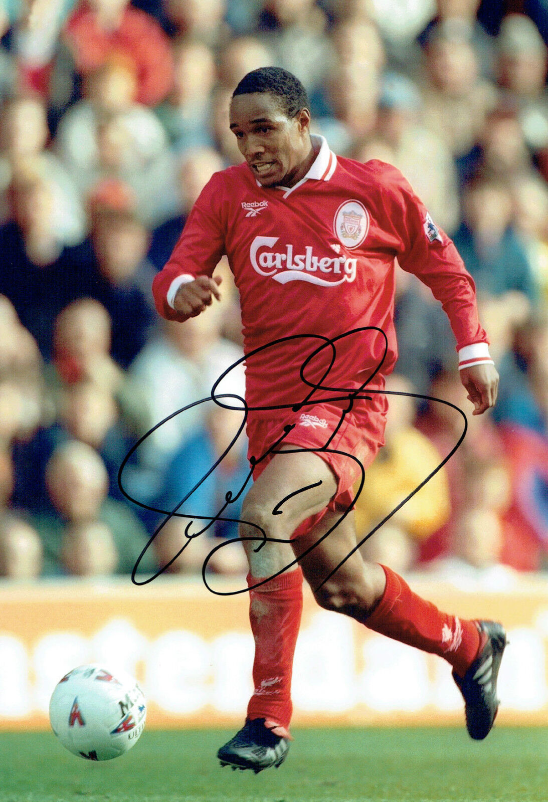 Paul INCE Signed LIVERPOOL Autograph Action 12x8 Photo Poster painting AFTAL COA