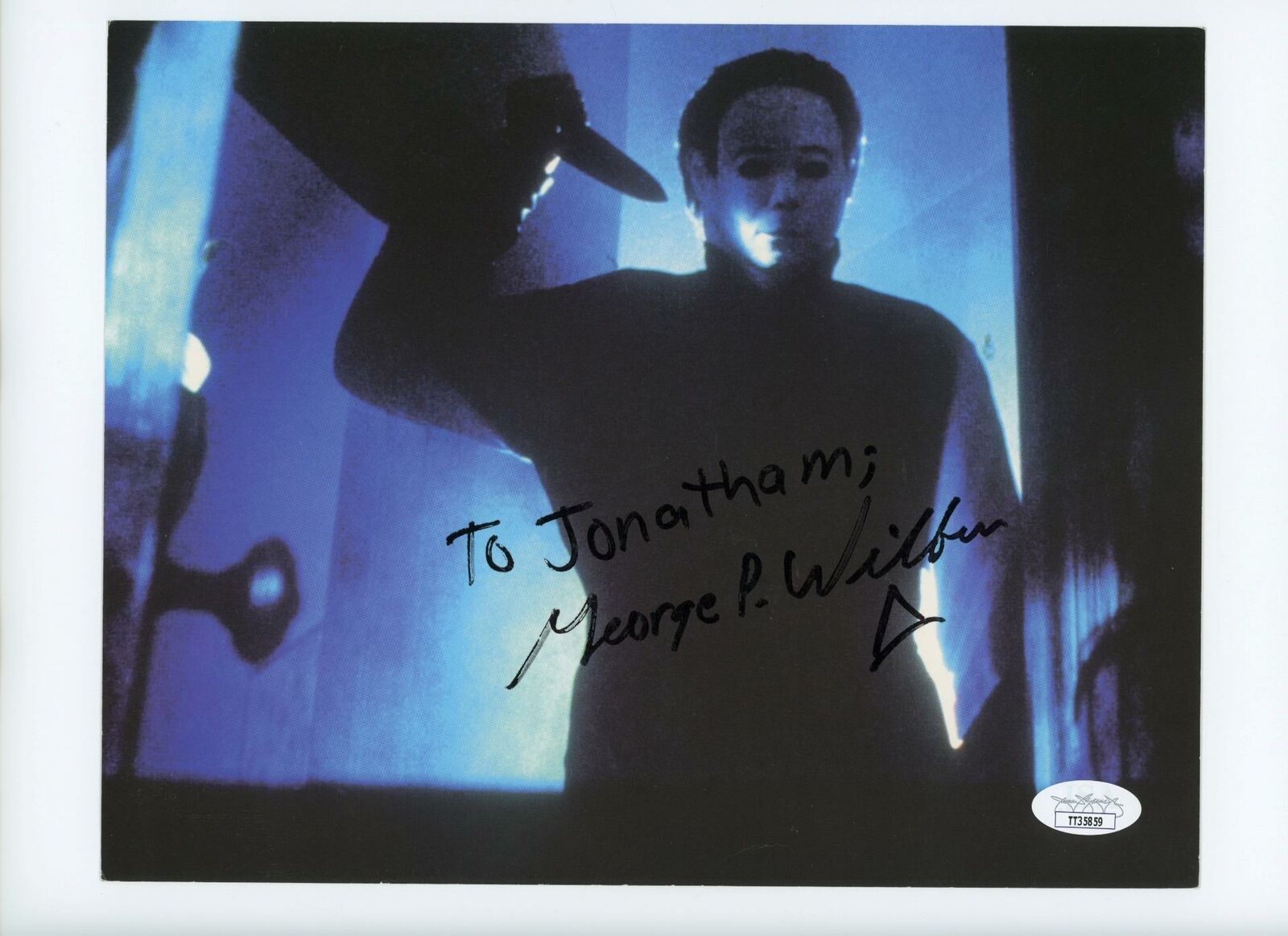 George Wilbur Halloween Autographed Signed Photo Poster painting Michael Myers Horror JSA COA