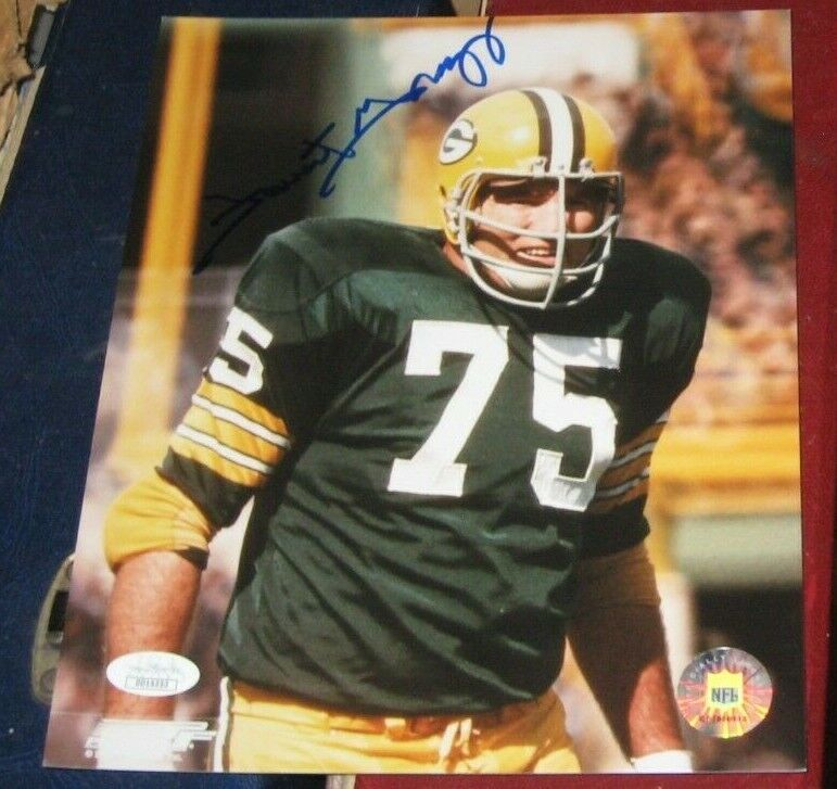 FOREST GREGG GREEN BAY PACKERS SIGNED AUTOGRAPHED 8X10 Photo Poster painting JSA #DD15353