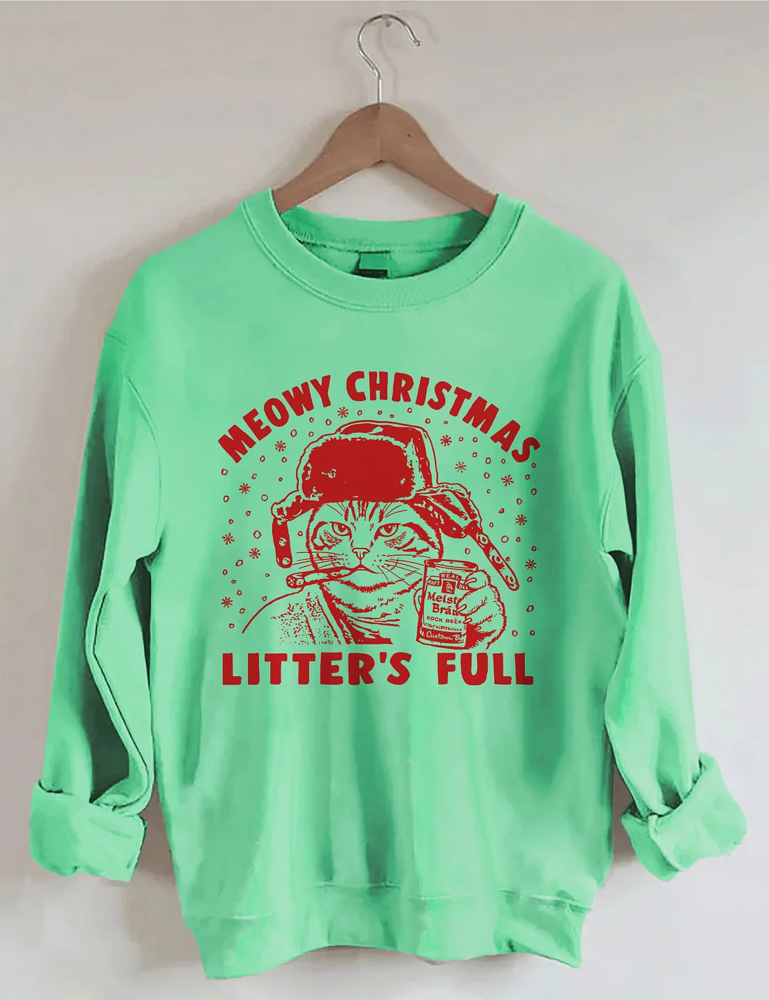Litters Full Meowy Christmas Sweatshirt