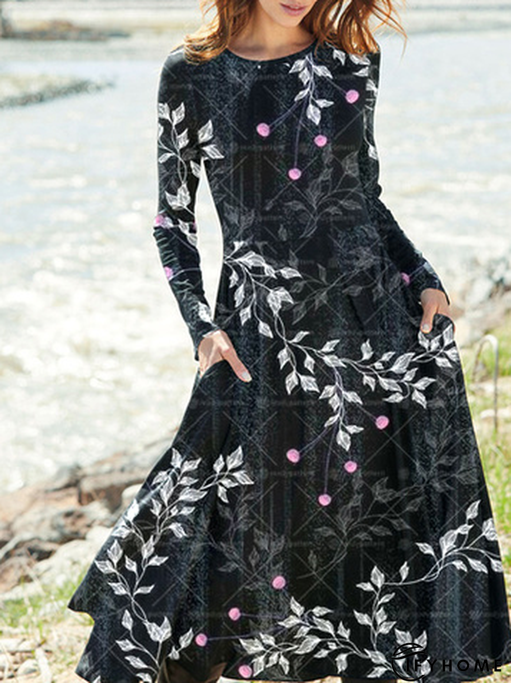 Floral Casual Loose Dress | IFYHOME