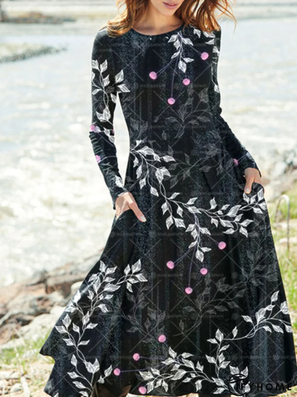 Floral Casual Loose Dress | IFYHOME