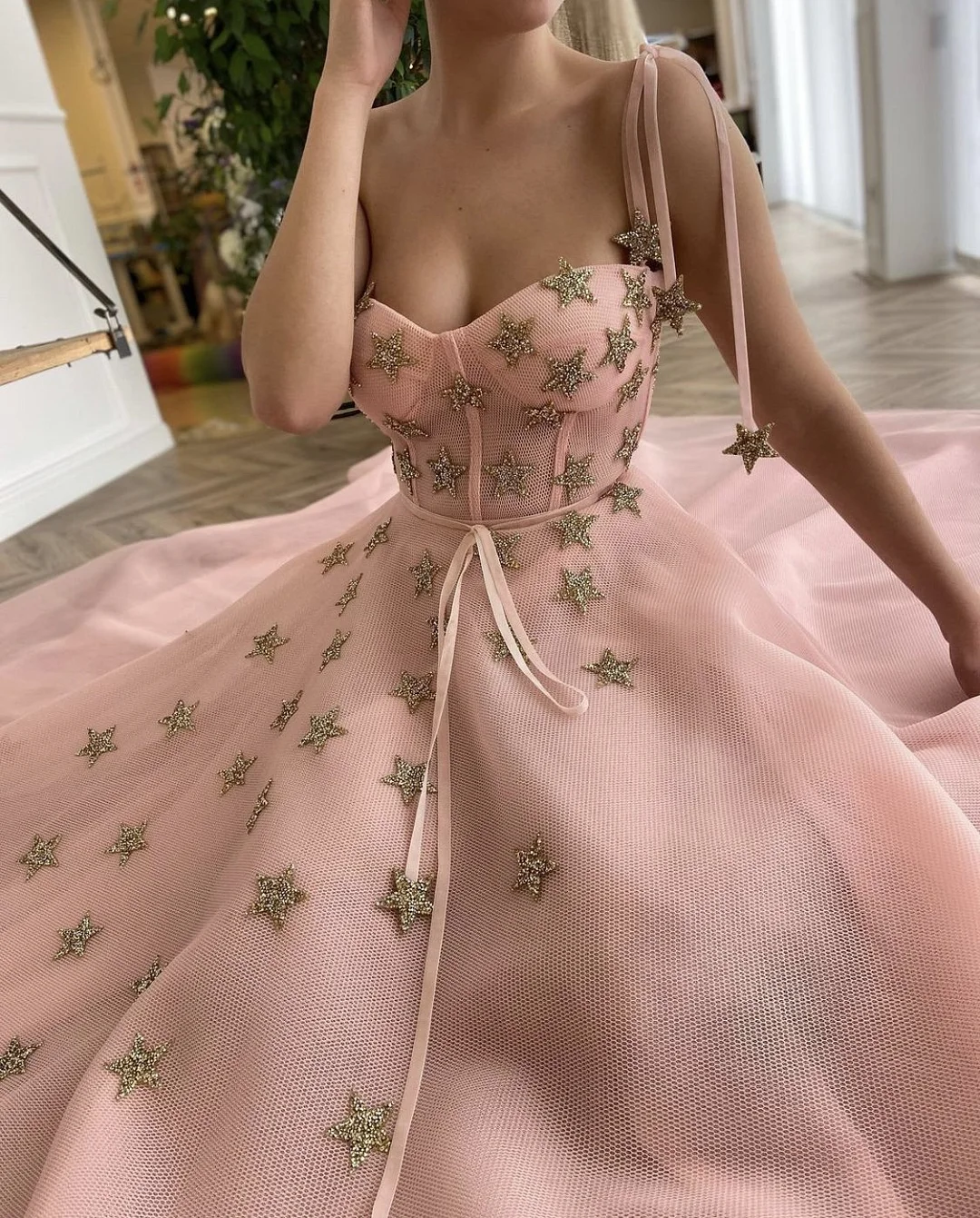 Rosette Starry Gown