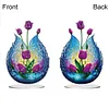 Diamond Painting Acrylic Water Drop Tulip Tabletop Decorations