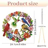 DIY Diamond Painting Kit Garden Wreath Bluebird 9.45x9.45in