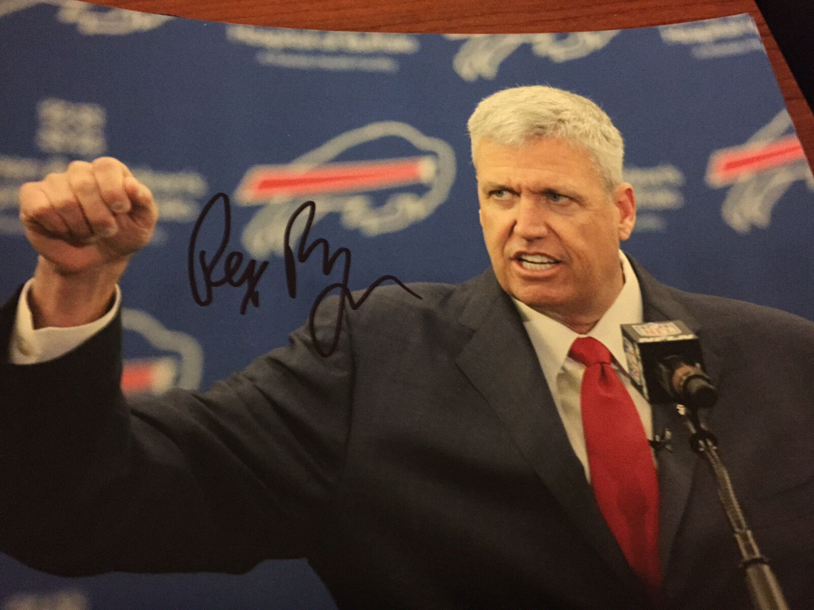 Rex Ryan Buffalo Bills hand signed autographed 8x10 football Photo Poster painting with COA b