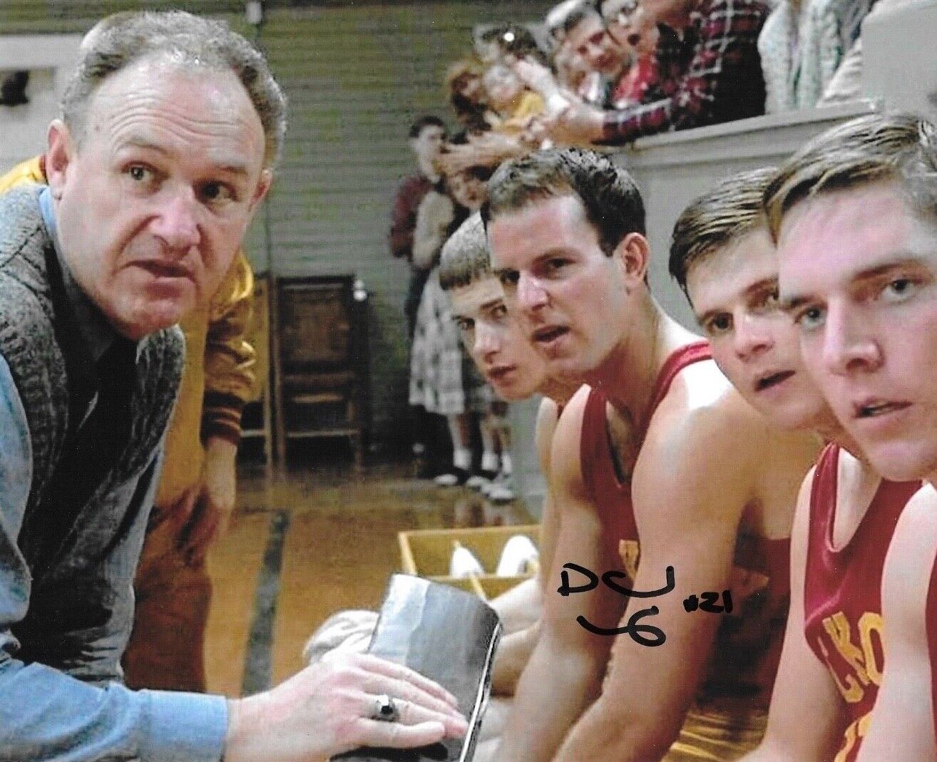 * DAVID NEIDORF * signed 8x10 Photo Poster painting * HOOSIERS * COA * 3