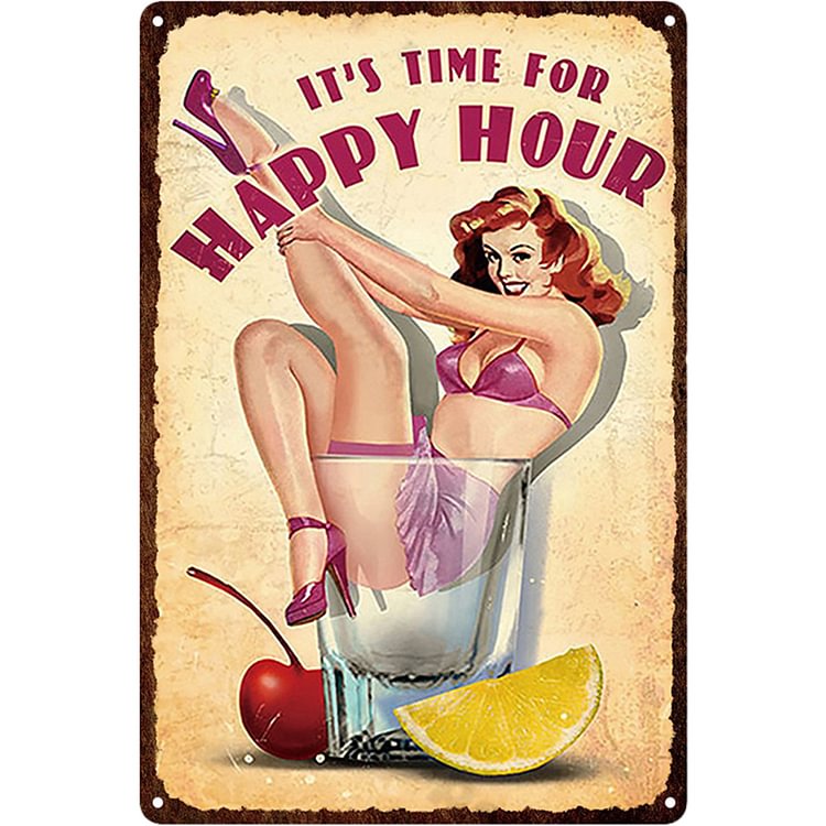 Sexy Pin Up Girl - Vintage Tin Signs/Wooden Signs - 20*30cm/30*40cm