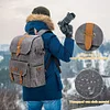 Kamerarucksack f&uuml;r Canon/Sony, Gro&szlig; Vintage Fotorucksack,DSLR Kameratasche,Fotografieren Rucksack f&uuml;r 15,6 Zoll Laptop,Wandern Rucksack f&uuml;r Kamera Zubeh&ouml;r und Outdoor Sport
