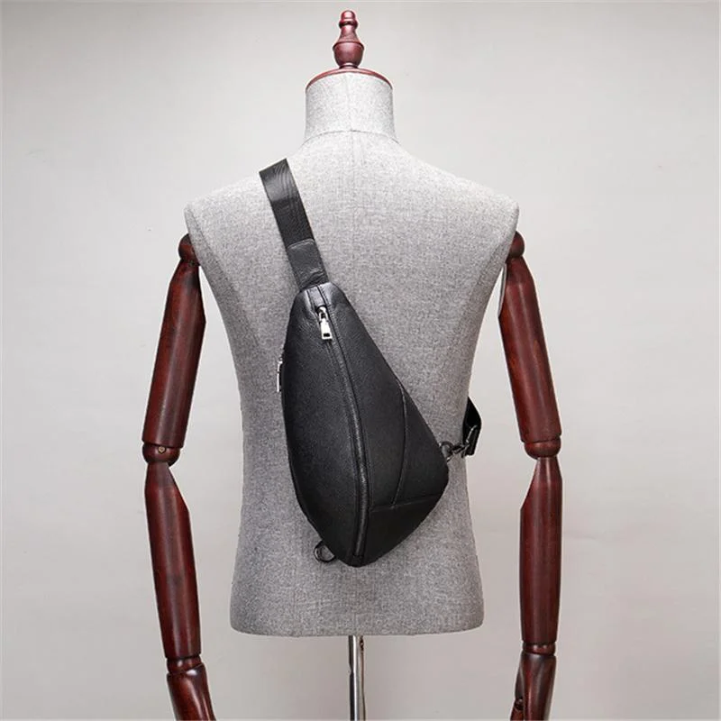 Main Pocket Interior Slip Pocket Adjustable Strap Soft Material Large Capacity Chest Bag