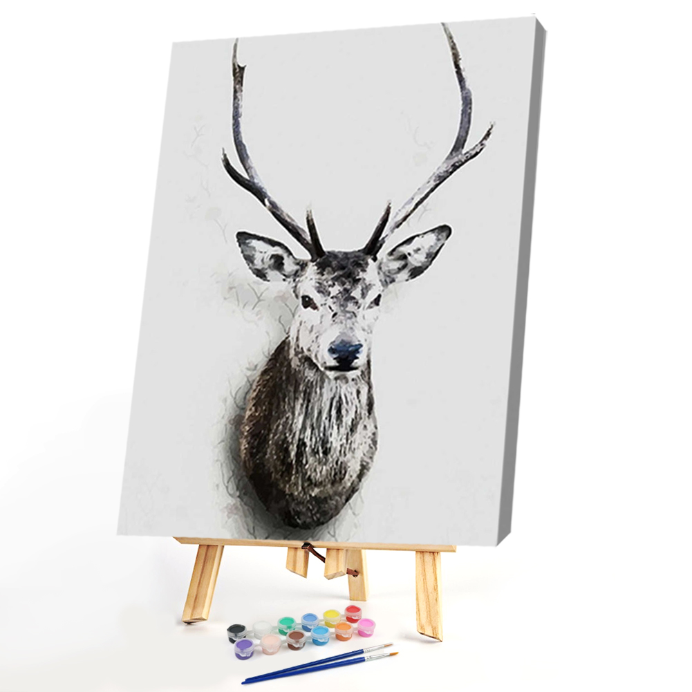 

40x50cm - Paint By Numbers Deer, 501 Original