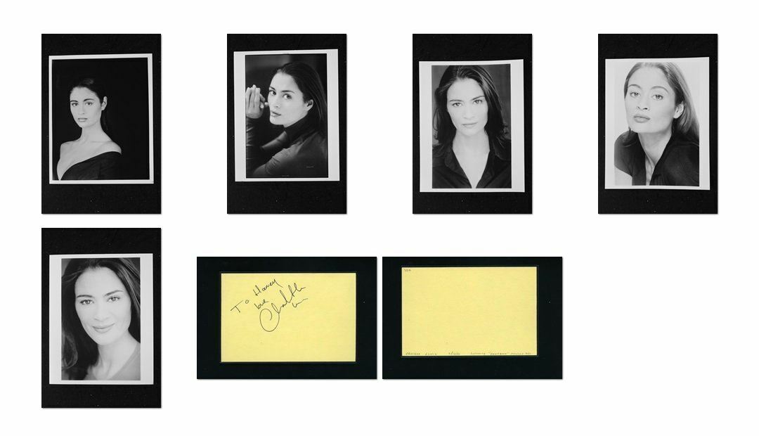 Charlotte Lewis - Signed Autograph and Headshot Photo Poster painting set - Red Shoe Diaries