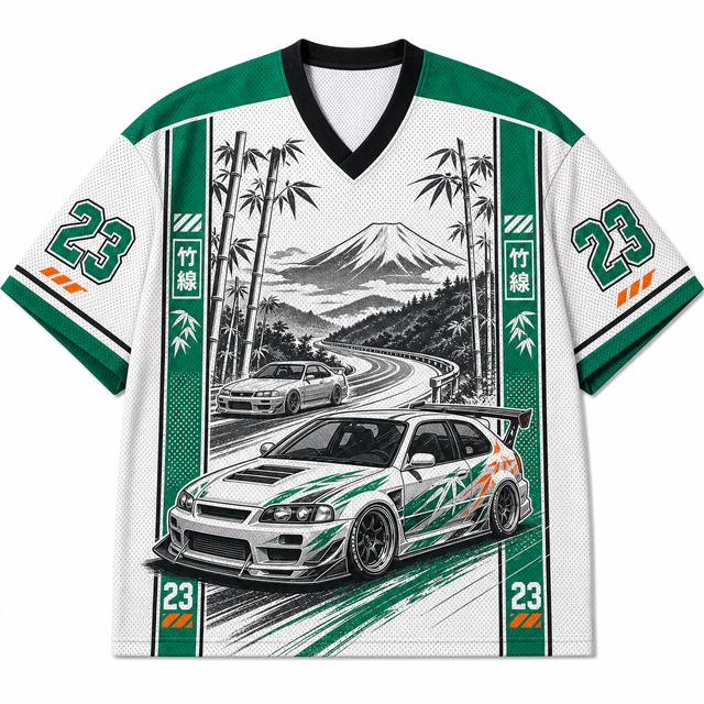 Techwear JDM Racing 023 SINGLE V3 Short Sleeve Jersey