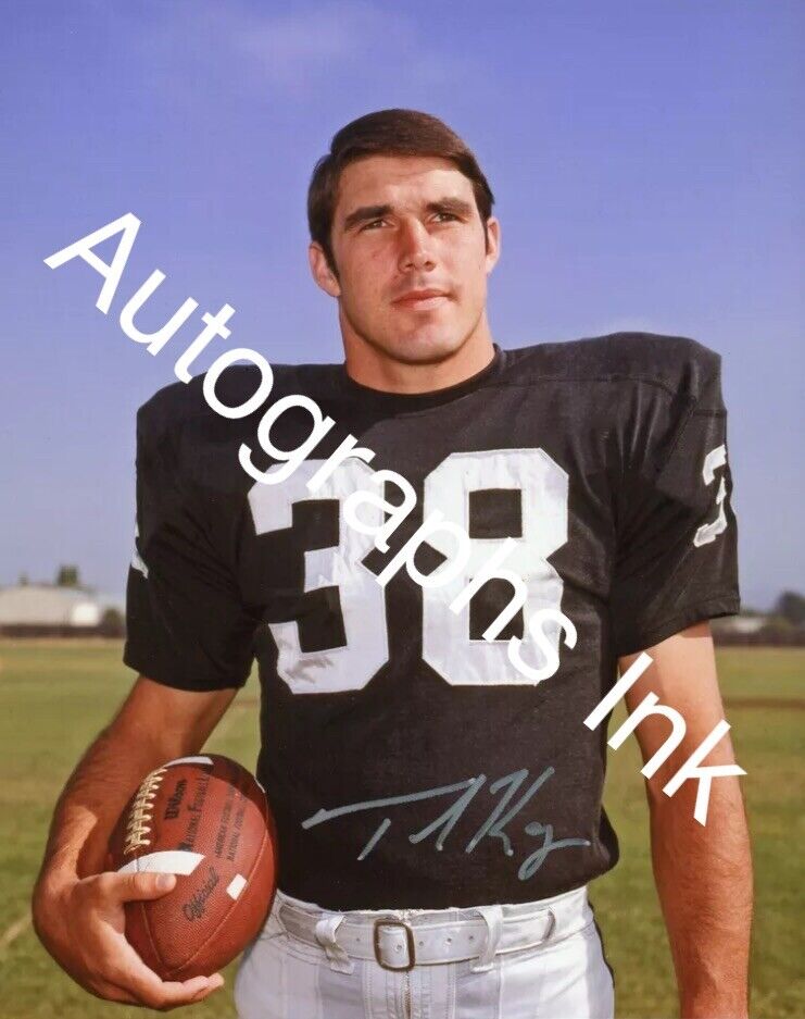 Ted Koy Autographed 8x10 Oakland Raiders #3