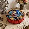 DIY Wooden Diamond Art Painting Storage Box Kit with Rotate Lid Diamond Art Painting Holder Box for Adults Beginners Home Office Decor