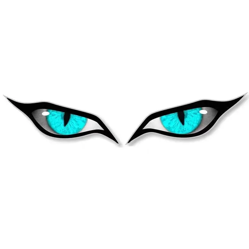 Car modification rearview mirror beast eye sticker