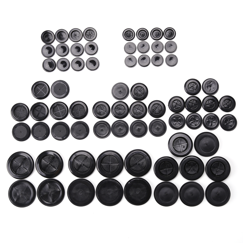 

72pcs One-Sided Rubber Grommets Ring Electrical Wire Coil Protective Guard, 501 Original