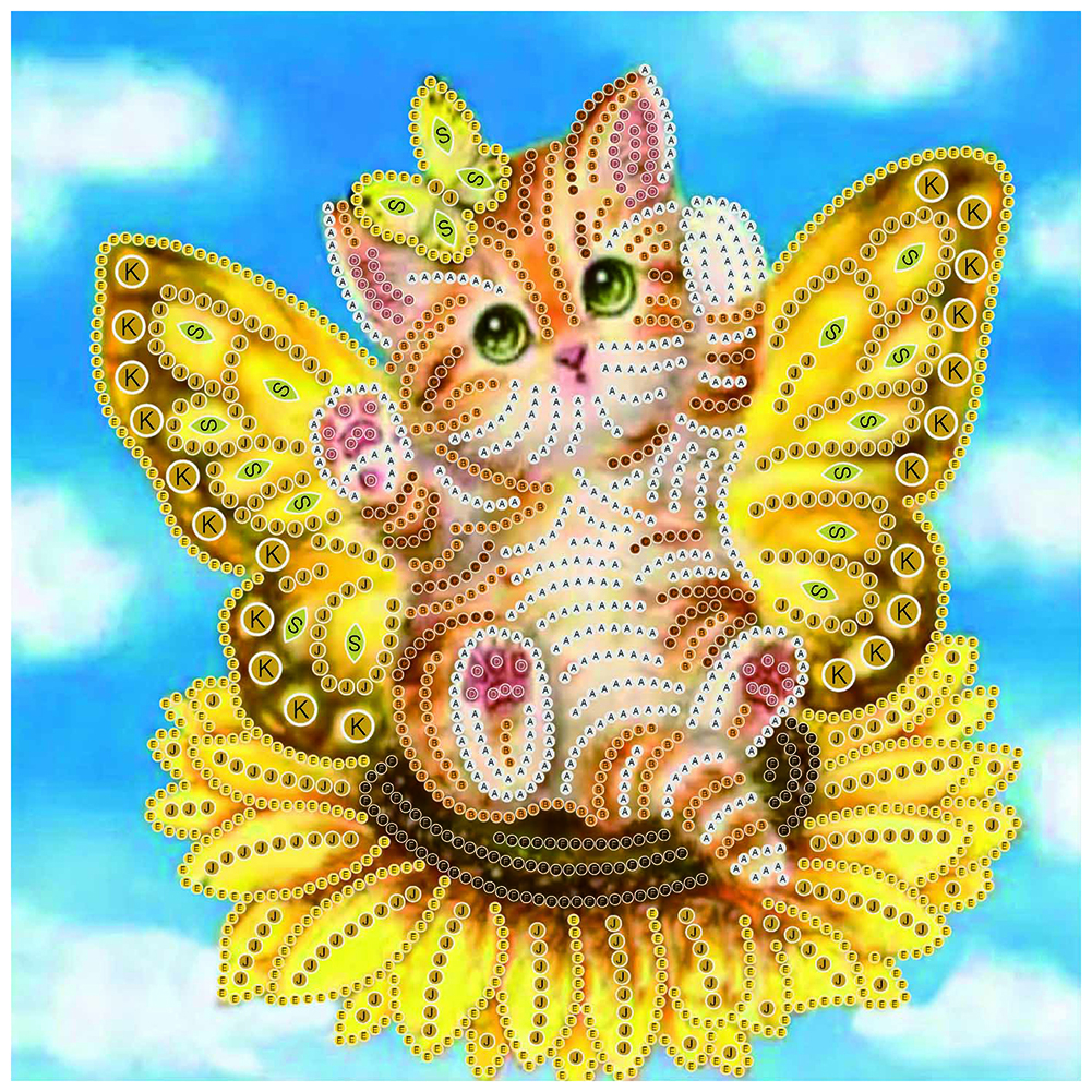 

Cat - Special Shaped Diamond Painting - 30*30CM, 501 Original