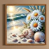 30x30cm Sonnenblume 5d DIY Vollbohrer Runde Diamantmalerei Kit Haus Wanddekoration